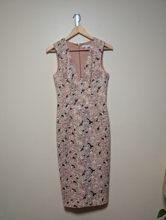 Dress the Population Dresses & Skirts - Dress the Population Colette Sequin Lace Sheath Dress Small